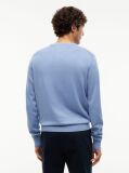 Blue Cotton Cashmere Crew Neck Jumper  Men