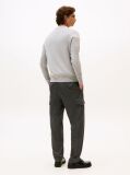 Grey Cotton Cashmere Crew Neck Jumper  Men
