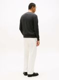 Grey Cotton Cashmere Crew Neck Jumper  Men