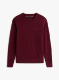Red Cotton Cashmere Crew Neck Jumper  Men