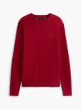 Rosu Jumper Din Bumbac Si Casmir Crew Neck  Barbati