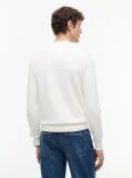 Beige Cotton Cashmere Crew Neck Jumper  Men
