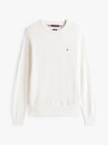Beige Cotton Cashmere Crew Neck Jumper  Men