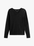 Black V-Neck Regular Fit Jumper  Men