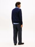 Blue V-Neck Regular Fit Jumper  Men