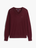 Red V-Neck Regular Fit Jumper  Men