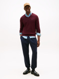 Red V-Neck Regular Fit Jumper  Men
