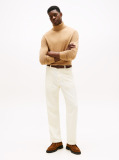 Brown Cotton Cashmere Roll Neck Jumper  Men