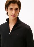 Negru Jumper Zip-Neck  Barbati