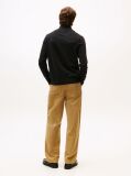 Negru Jumper Zip-Neck  Barbati