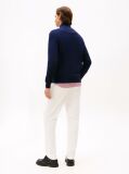 Blue Zip-Neck Jumper  Men