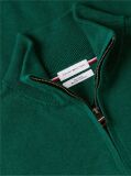 Green Zip-Neck Jumper  Men