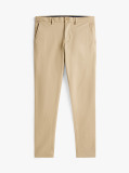 Khaki Bleecker Stretch Cotton Chinos  Men