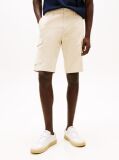 Bej Pantaloni Scurti Cargo Din Twill 1985 Collection  Barbati