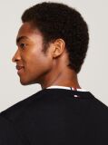 Black Smart Casual Fine Merino Wool Jumper  Men