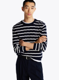Multi Jumper Cu Guler Rotund Din Tricot  Barbati