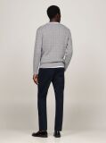 Gri Jumper Cu Guler Rotund Din Tricot  Barbati