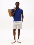 Blue Tricou Polo Cu Monograma Th  Barbati