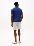 Blue Tricou Polo Cu Monograma Th  Barbati
