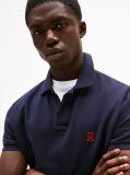 Blue Tricou Polo Cu Monograma Th  Barbati