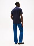 Blue Tricou Polo Cu Monograma Th  Barbati