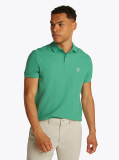 Verde Tricou Polo Cu Monograma Th  Barbati