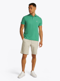 Verde Tricou Polo Cu Monograma Th  Barbati