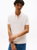 Bej Tricou Polo Cu Monograma Th  Barbati