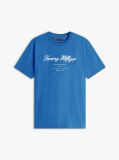Blue Tricou Cu Logo Script  Barbati