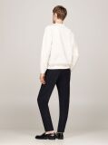 Beige Vertical Flag Embroidery Sweatshirt  Men