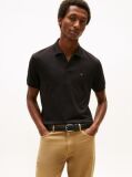 Black Essential Flag Embroidery Regular Polo  Men