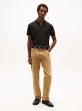 Black Essential Flag Embroidery Regular Polo  Men