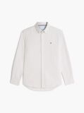 Bej Camasa Oxford Regular Fit Cu Dungi  Barbati