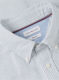 Blue Camasa Oxford Regular Fit Cu Dungi  Barbati