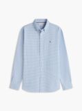 Blue Camasa Oxford Gingham Cu Croiala Regular Fit  Barbati