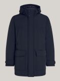 Blue Down Hooded Rockie Parka  Men