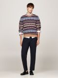 Multi Fair Isle Wool Rich Jumper  Men
