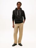 Negru Hanorac Fleece Cu Guga Cu Snur  Barbati