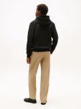Negru Hanorac Fleece Cu Guga Cu Snur  Barbati