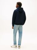Blue Hanorac Fleece Cu Guga Cu Snur  Barbati