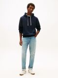 Blue Hanorac Fleece Cu Guga Cu Snur  Barbati