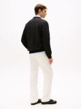 Negru  Hanorac Cu Guler Rotund Din Fleece  Barbati