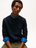 Blue  Hanorac Cu Guler Rotund Din Fleece  Barbati