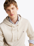 Beige Flag Embroidery Terry Hoody  Men
