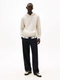Beige Flag Embroidery Terry Hoody  Men
