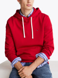 Red Flag Embroidery Terry Hoody  Men
