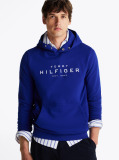 Blue Snap-Button Logo Hoody  Men