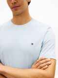 Blue Interlock Knit T-Shirt  Men