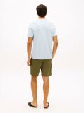 Blue Interlock Knit T-Shirt  Men