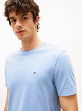 Blue Tricou Din Tricotaj Interlock  Barbati